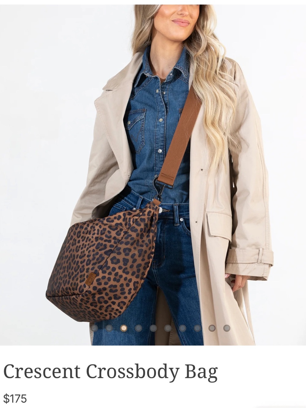 Canvelle Crescent Crossbody - Size Large - Picture 13 of 13